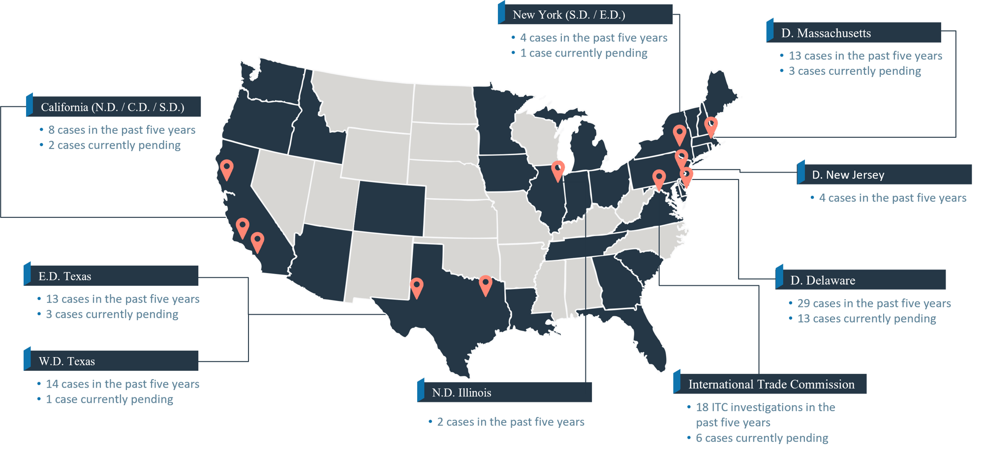 IP Litigation Map January 2025