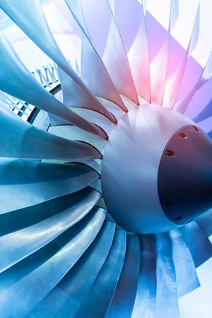 a jet engine fan